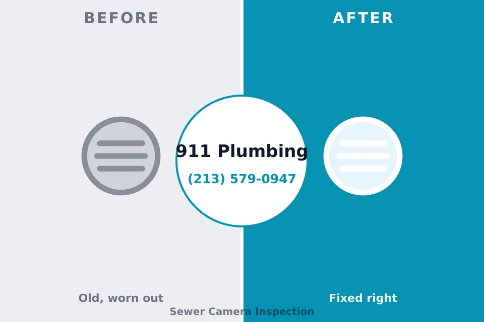 Before and after: plumbing company Dilworth, MN